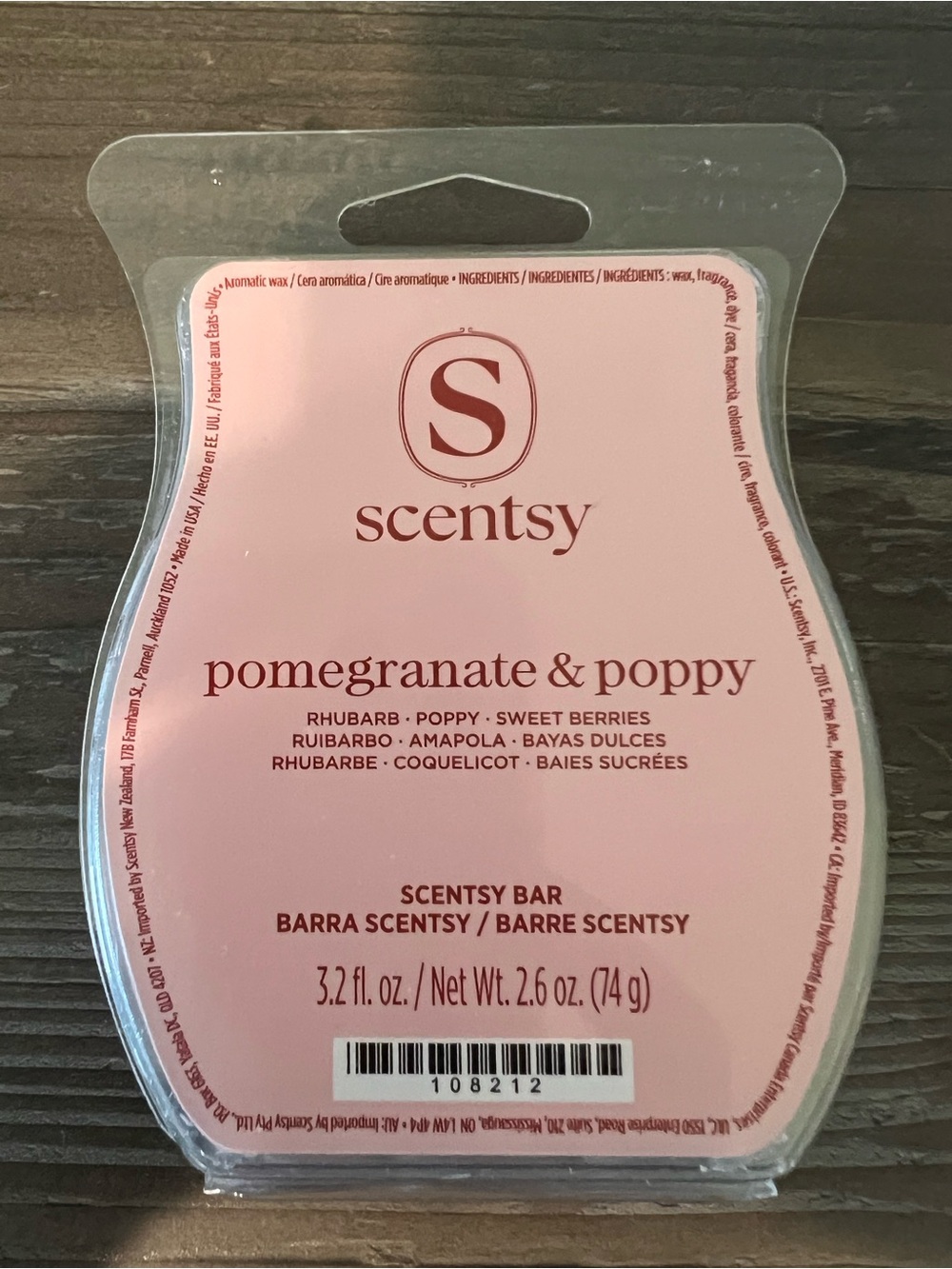Pomegranate & Poppy - Scentsy Bar